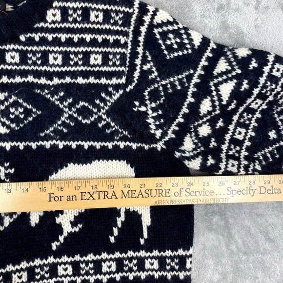 NWOT POLO JEANS CO. RALPH LAUREN Mens Wool Sweater Nordic Heavyweight Warm XL - Picture 7 of 7